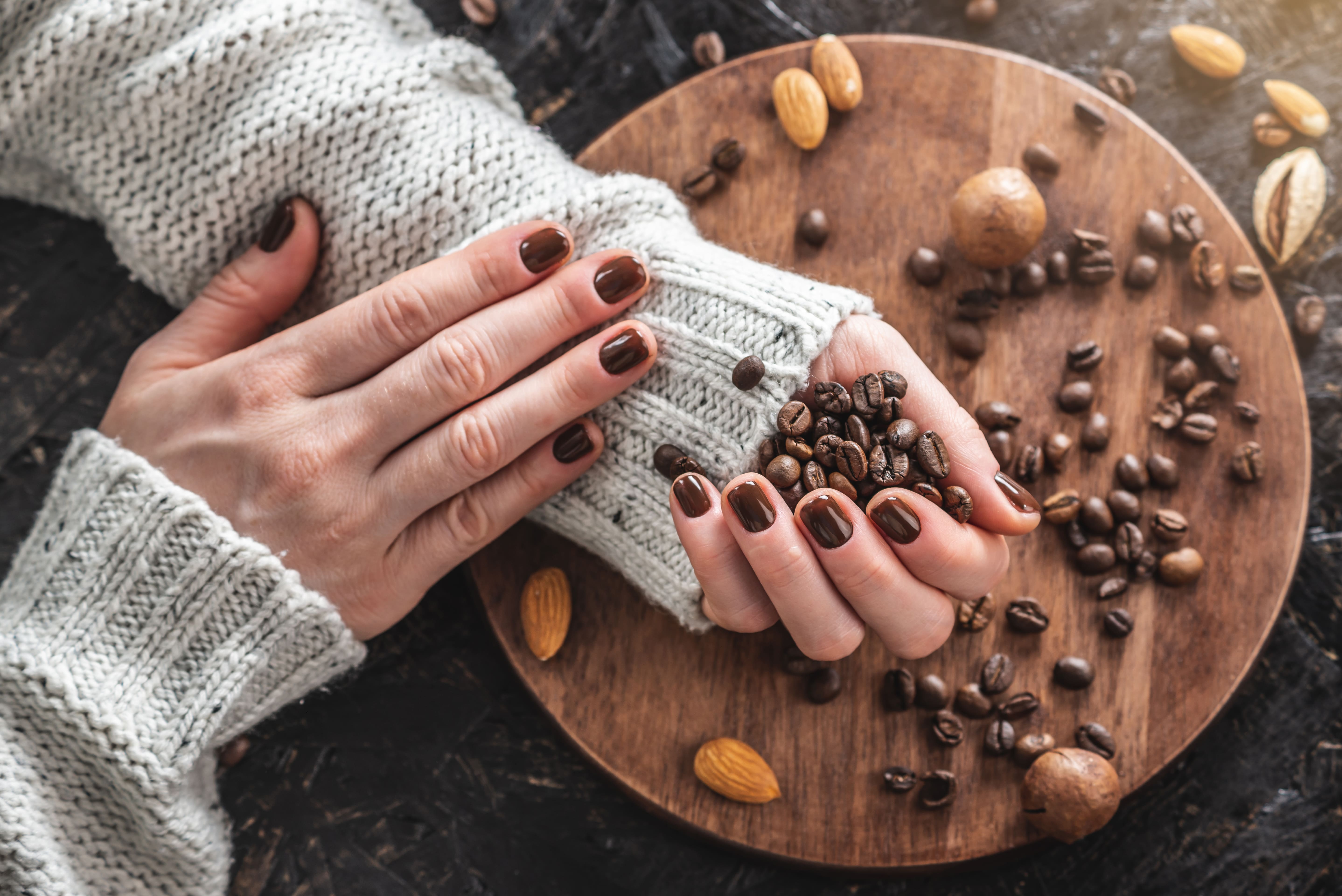 Espresso Brown Nails